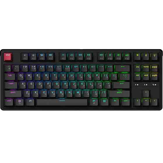 Клавіатура бездротова Keychron C3 Max Super Red Switch Black RGB (C3M-H1-UA) ( 18780 ) Харьков