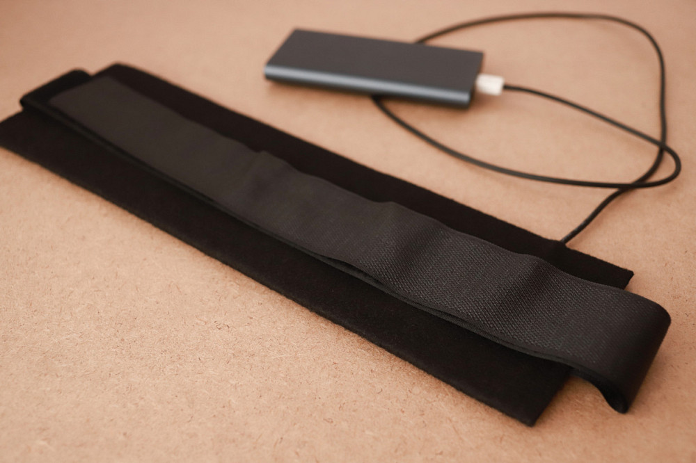 Грілка-пояс переносна від Power Bank ТРІО 05003 5В, 12х40 см, чорна Вінниця - фото 4