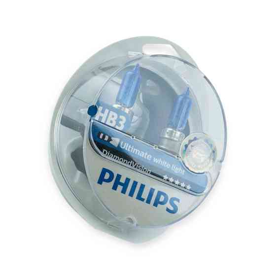 Автолампа 12V 65W PHILIPS Diamond Vision 5000K (2шт) HB3 Мукачево