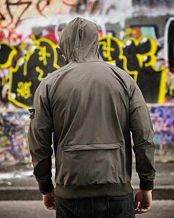 Міська Вітровка Stone island кишеня oliva 4 люкс ДЛ7037 Київ - фото 5