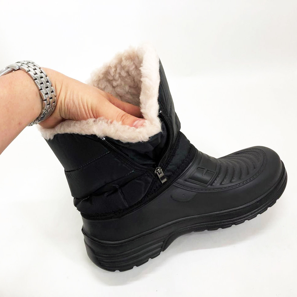 Осіннє утеплене взуття, Водонепроникні робочі черевики, Черевики робочі полегшені, Бурки дедушки BL-77 Івано-Франківськ - фото 4