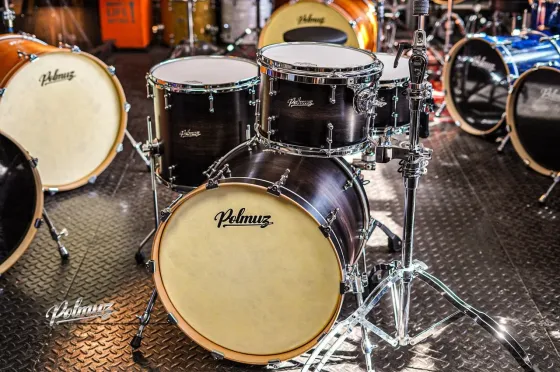 Ударная установка  Polmuz Maple Model 1 - 20/12/14/14sd Satin Black Fade Киев