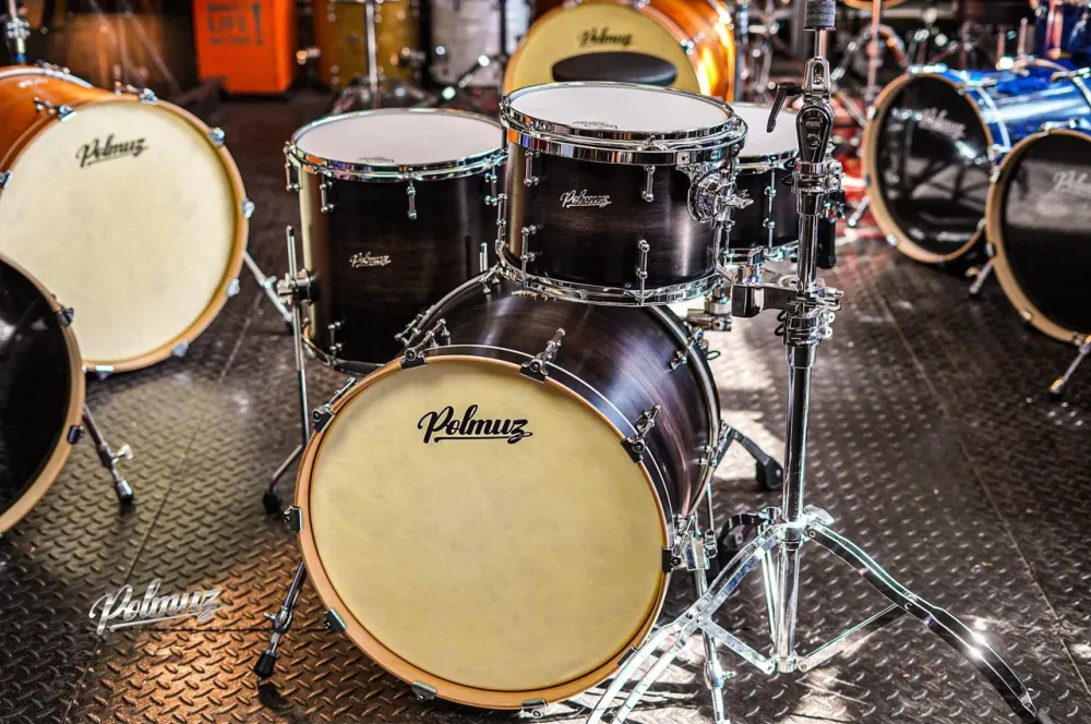 Ударна установка  Polmuz Maple Model 1 - 20/12/14/14sd Satin Black Fade Київ - фото 1
