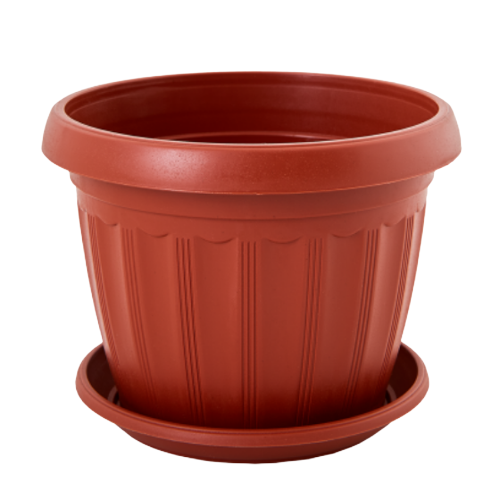 Вазон Терра з підставкою 12*9см теракот Алеана Житомир - изображение 1