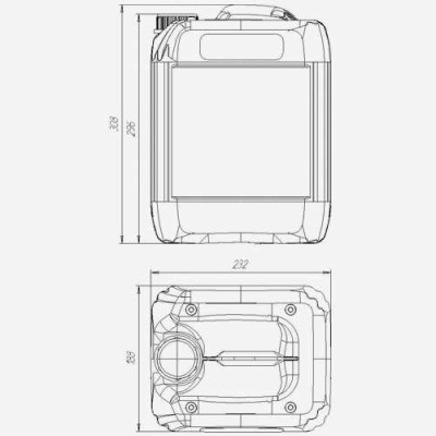 Каністра автомобільна КОМПОНЕНТ 10 л ПЕ (4132) Вінниця - фото 6