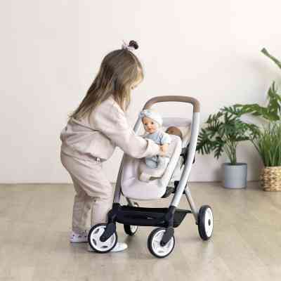 Коляска для ляльок Smoby для двійнят Maxi-Cosi Айворі, 54 х 38,5 х 64 см, 3+ (7600253222) Вінниця