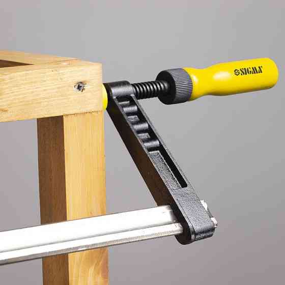 Струбцина столярная тип F 1000×120мм DIN 5117 SIGMA (4242491) Ровно