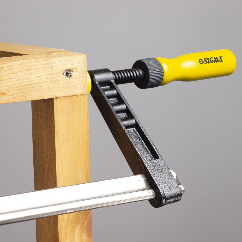 Струбцина столярная тип F 1000×120мм DIN 5117 SIGMA (4242491) Ровно - изображение 6