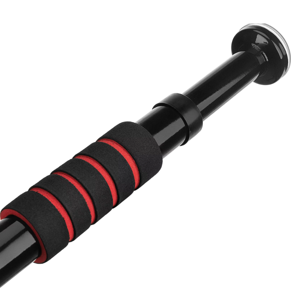 Турнік розсувний GYMTEK 63-100см чорно-червоний Киев - изображение 5