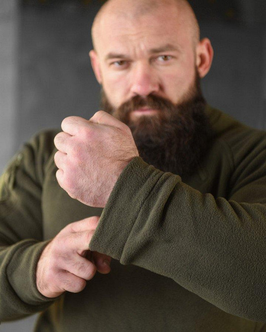 Тактическая флисовка MOTARO ТРО олива ВТ0476 Одесса - изображение 4