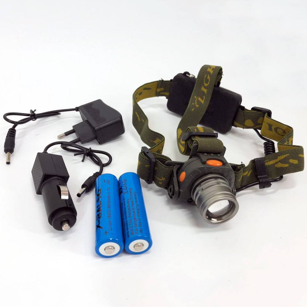 Налобный аккумуляторный фонарь на голову Bailong, Фонарь на голову аккумуляторный светодиодный мощный MJ-99 Львов - изображение 9