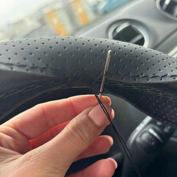 Чехол из экокожи на руль диаметром 37-39 см Xtrobb (25304) Нововолынск - изображение 7