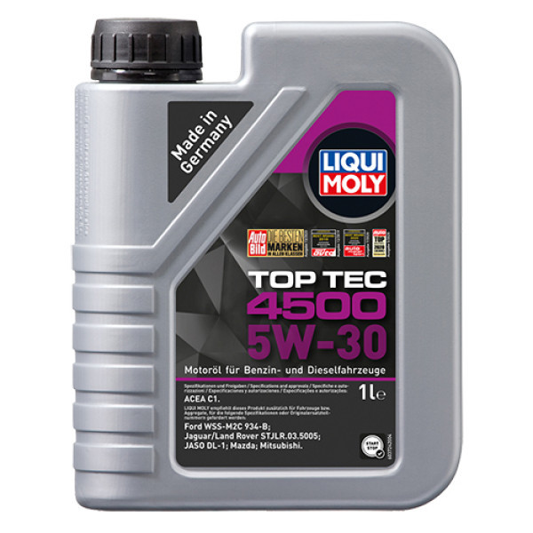 LIQUI MOLY Синтетична моторна олива - Top Tec 4500 5W-30 1л. Киев - изображение 1