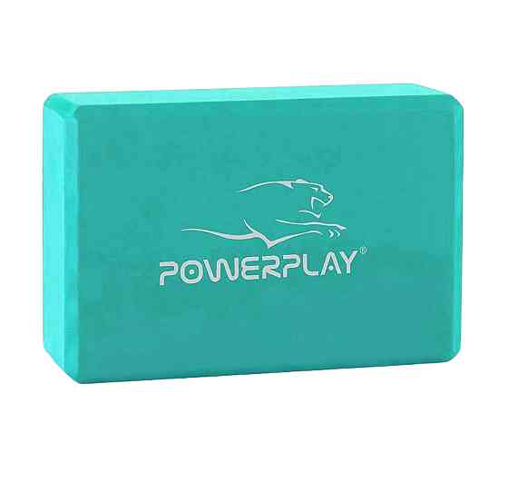 Блок для йоги PowerPlay 4006 Yoga Brick М'ятний Луцк