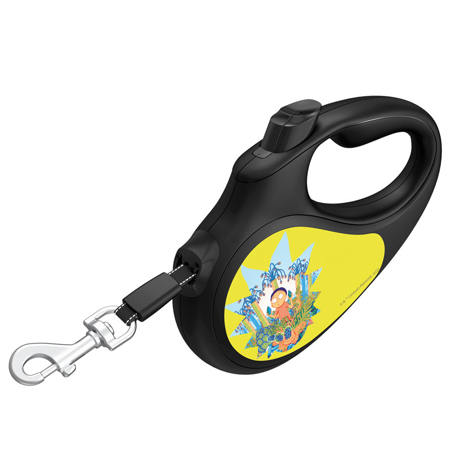 Повідець-рулетка для собак WAUDOG R-leash, малюнок "Рік і Морті 2", світловідбивна стрічка, L, до 50 кг, 5 м Вінниця - фото 3