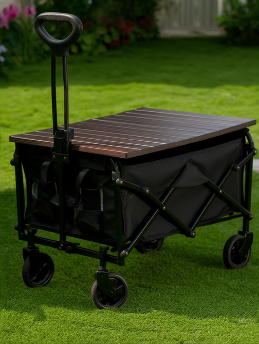 Набір візок зі стільницею 78х45см складні для кемпінгу перевезення речей, багатоцільовий об'єм 67 л для походів на природу Кам'янець-Подільський - фото 10