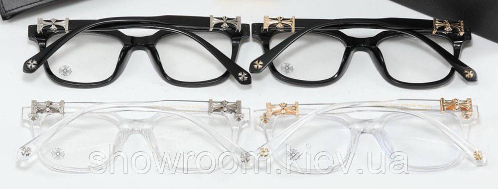Чоловіча брендова оправа Chrome Hearts 2273 Silver Київ - фото 4