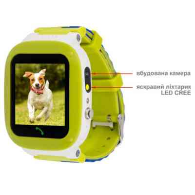 Смарт-годинник Amigo GO004 Splashproof Camera+LED Green (856042) Вінниця