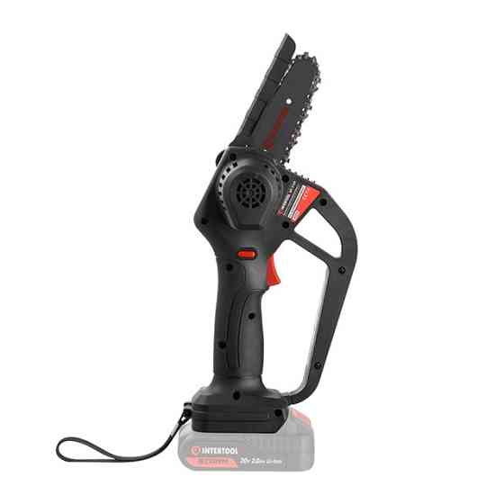 Мини-пила аккумуляторная INTERTOOL WT-9110, 20 В, шина 10 см, 4 м/с, без ЗУ и АКБ, STORM - обрезка без хлопот Львов