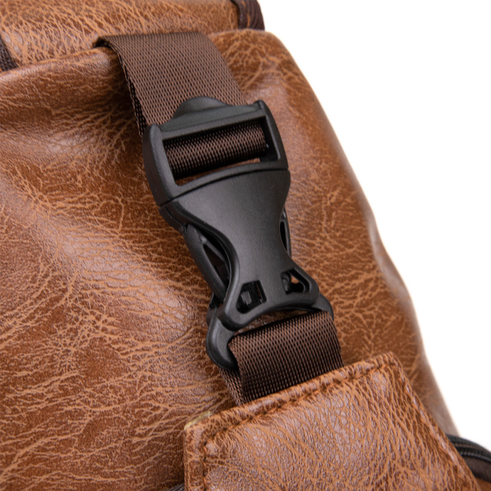 Сумка крос боді смарт зі шкірозамінника Vintage 20573 Руда Київ - фото 5