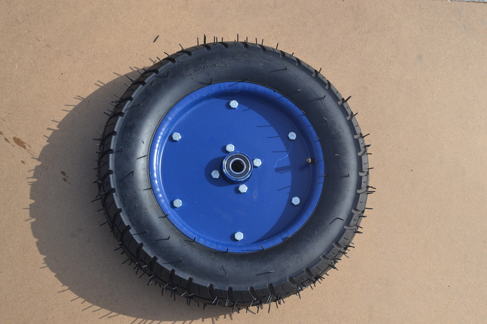 Колесо для тачки Garden joys Размер 3.50-10 Колесо на тележку садовую Колеса для строительных тачек Белая Церковь - изображение 3