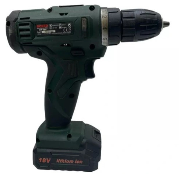 Акумуляторный набор дрель-шуруповерт BX-180 18V, 2 батареи, 2 скорости, 94 аксессуара, кейс Одесса - изображение 3