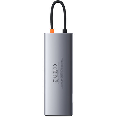 Концентратор Baseus USB3.1 Type-C to USB C(PD)100W/HDMI 4K 30Hz/VGA/USB3.2/RJ45/SD+TF,9in1 Grey (CAHUB-CU0G) Винница - изображение 10