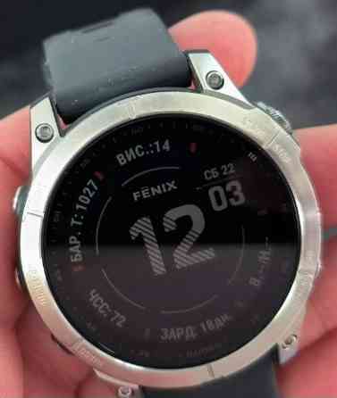 Топовый! Смарт -Часы Garmin Fenix 7 Silver 47mm Киев