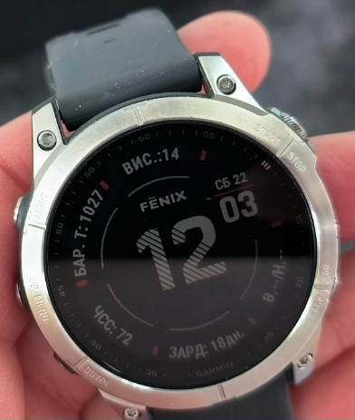 Топовый! Смарт -Часы Garmin Fenix 7 Silver 47mm Киев - изображение 4