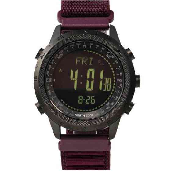 Годинник чоловічий водостійкий тактичний North Edge Desert Combat BRD (2 ремінці) Київ