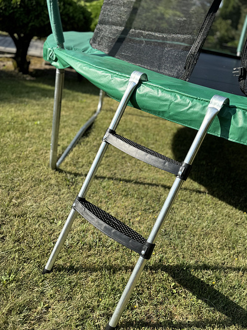 Батут WCG 305 см із внутрішньою захисною сіткою та LED підсвіткою 10FT (W-1003) Київ - фото 10