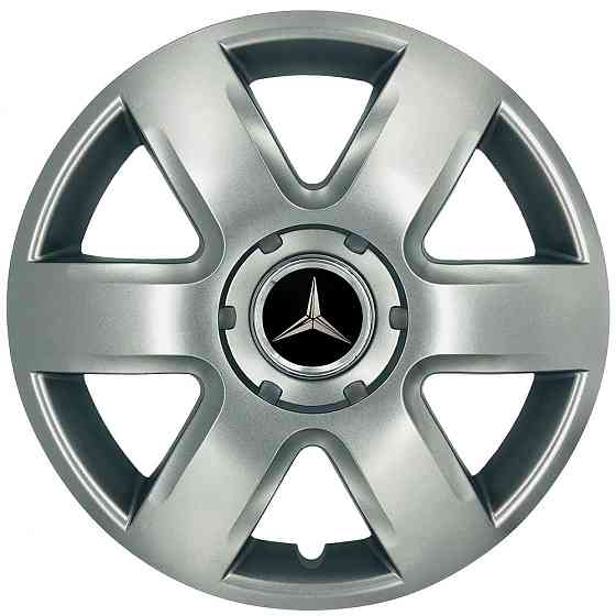 Автомобильные модельные колпаки R15 Mercedes-Benz 337 4шт, SJS, серебряные Киев