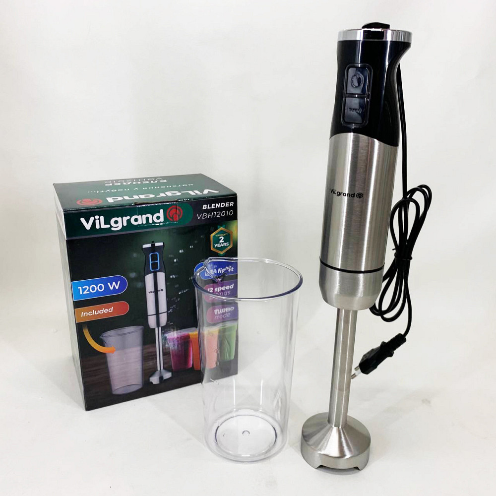 Маленький блендер VILGRAND, Блендер електричний для смузі, Блендери кухонні для дитячого пюре PV-50 Київ - фото 6