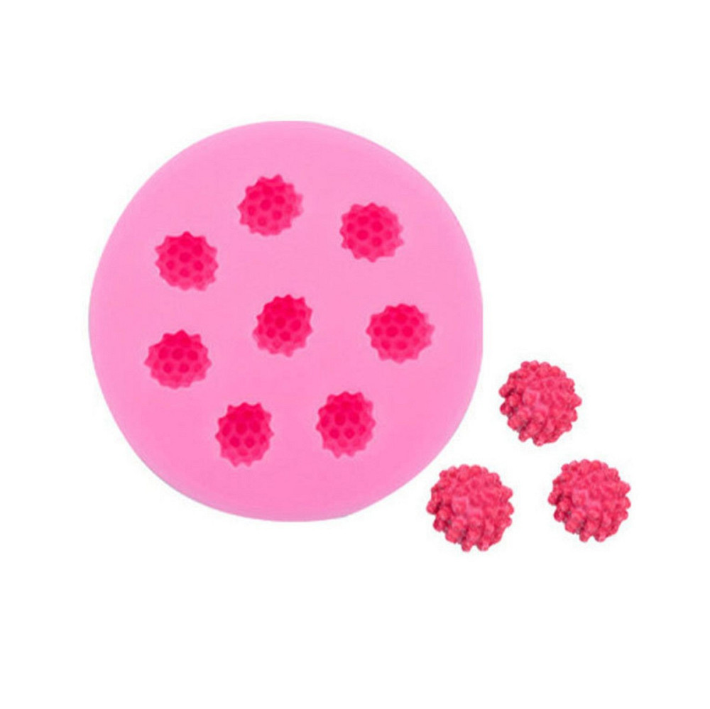 Молд силиконовый Ежевика 75 на 78 мм розовый Киев - изображение 8