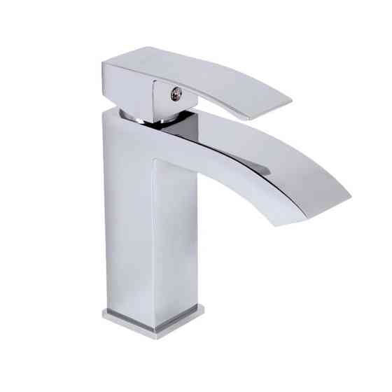 Змішувач для раковини Qtap Swan Cascada QTSWA270CRM45564 (k35), одноважільний, низький, Chrome Харків