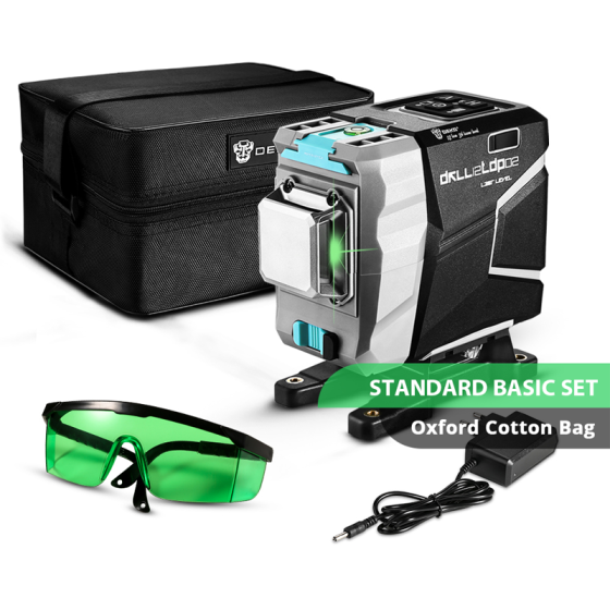 Лазерный уровень Deko 3D (12 линий) Откалиброван Зеленый луч Нивелир Винница