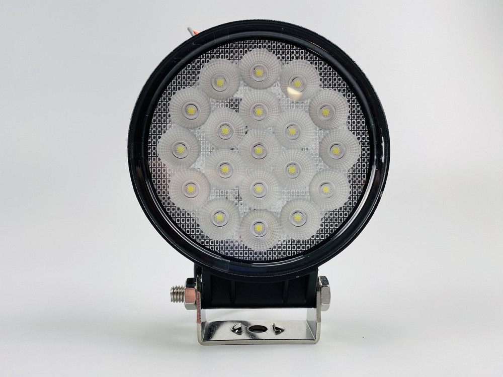 Фара LED кругла 19 led chip 9-30V, Світлодіодна лампа для позашляховика Мукачево - фото 1