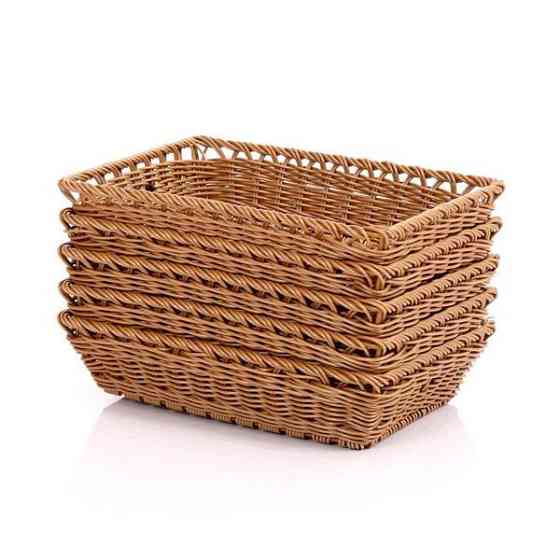 Кошики для іграшок University плетені низькі 5 шт. (U39130) Харків