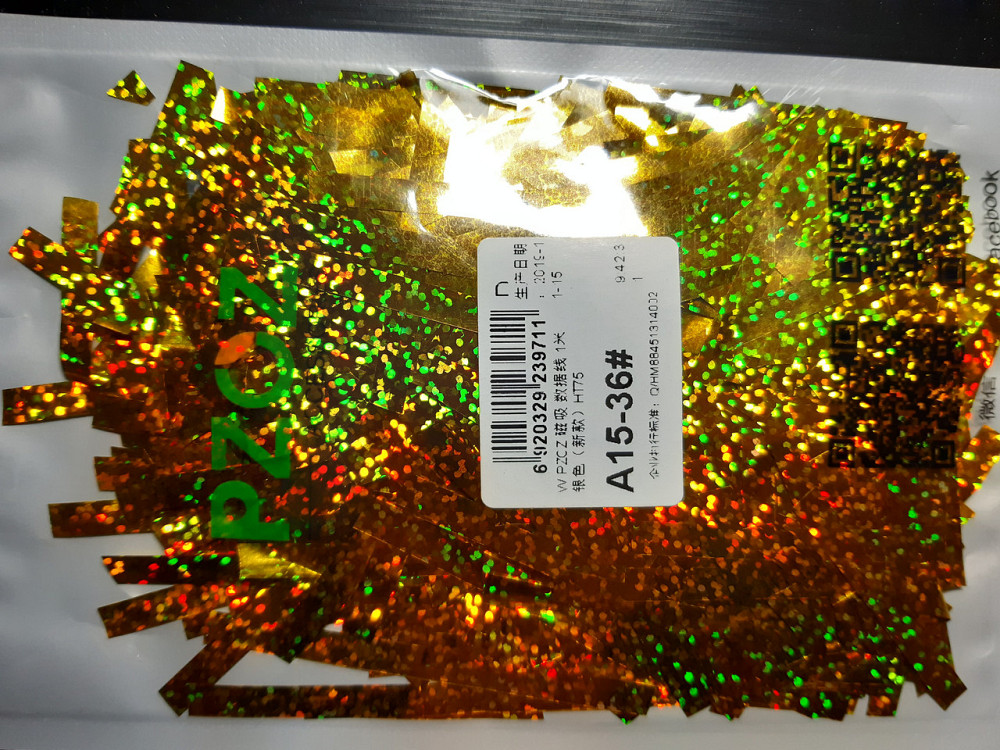 Конфетти из фольги с голограммой 10 г золотистый Киев - изображение 3