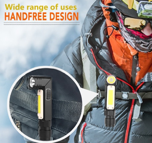 Ліхтар з магнітом Goread Y112 USB XPG+COB 10000 лм IP65 Вінниця - фото 8