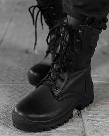 Зимние тактические ботинки F-1 black ВТ0464 Одесса