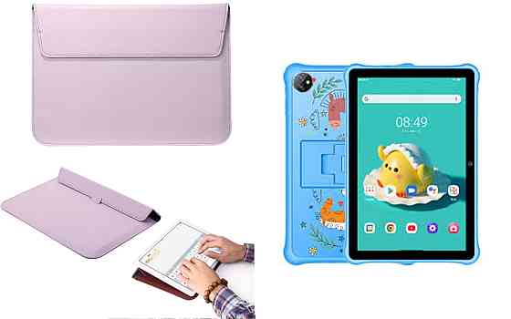Чохол-конверт VitoCase для Blackview TAB A7 Kids, з функцією підставки для планшета Фіолетовий Київ