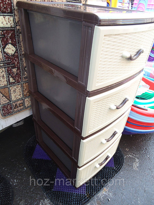 Комод пластиковий на 4 ящики виробництво Україна Харків - фото 2