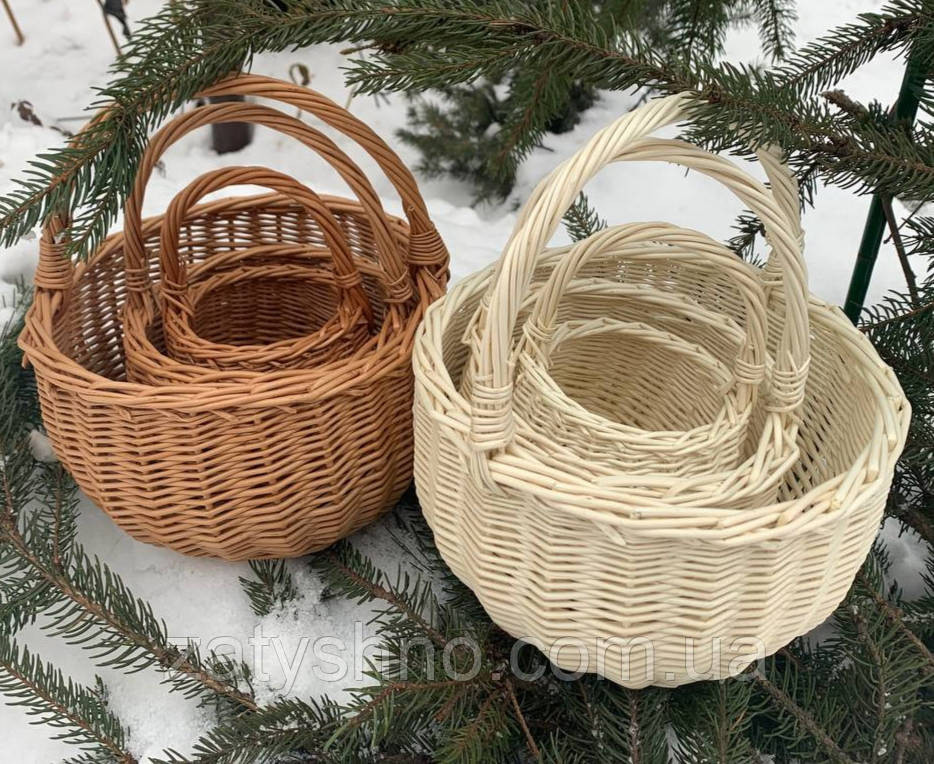 Набір плетених кошиків Київ - фото 5