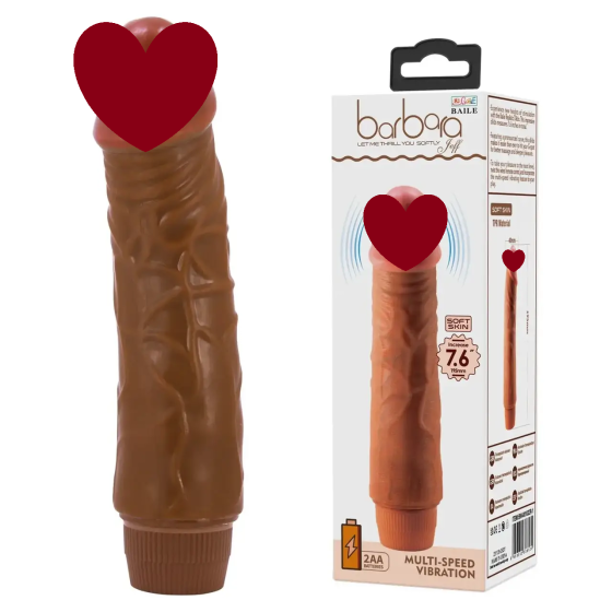 Вибратор реалистик BAILE - Barbara Jeff brown 7.6'', BW-001032R-1 Sex Aura Киев