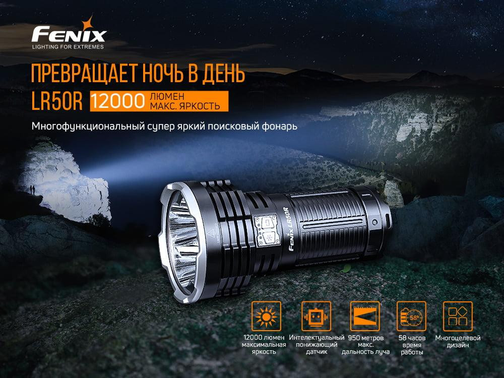 Ліхтар ручний Fenix LR50R Київ - фото 7