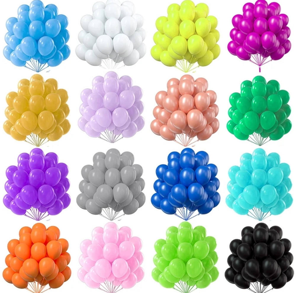 Шарики латексные  пастель 12'' 30см (10шт в упак.) Киев - изображение 1