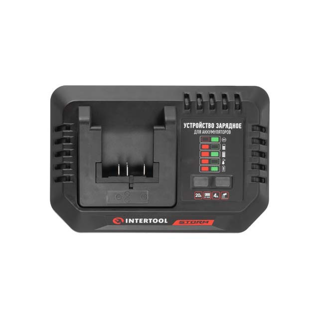 Зарядний блок INTERTOOL WT-0345, для акумуляторів Li-ion 20 В, 4,0 А - з однією станцією Львів - фото 4