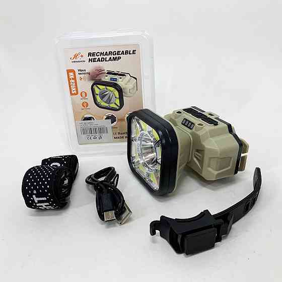 Фонарь налобный 826X-XPE+8COB(White+Red), 1x18650 IM-41 Львов