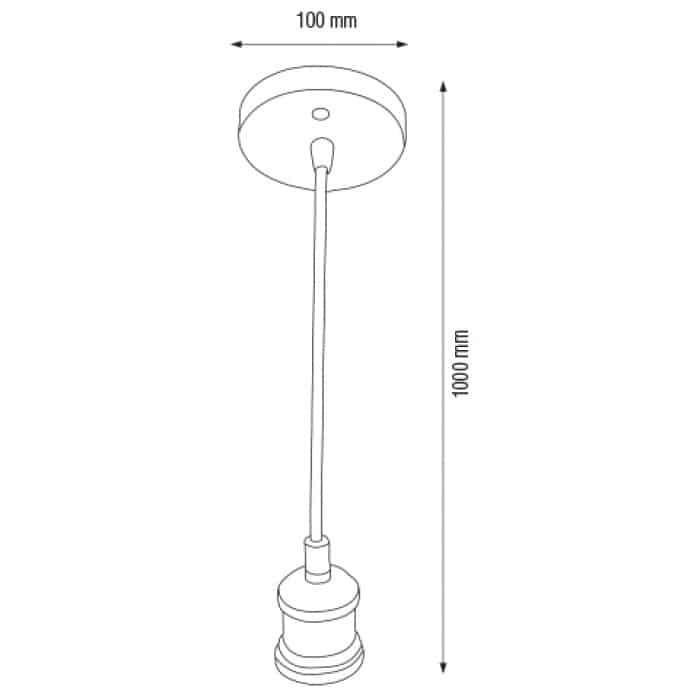 Светильник подвесной TESLA Е27 Харьков - изображение 4